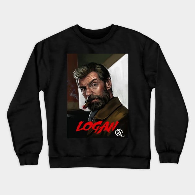Logan Wolverine Crewneck Sweatshirt by Rusalka_art